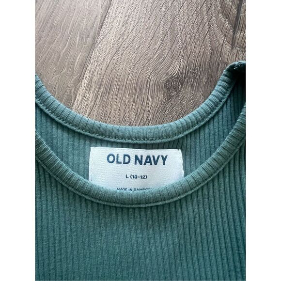 Old Navy Sleeveless Mixed Material Dress for Girls size 10-12 - Picture 3 of 4